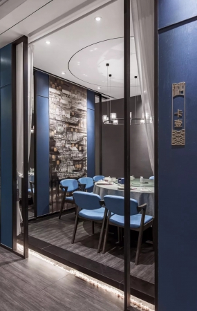 饭店装饰实景图,饭店装饰案例图