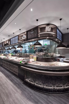 饭店设计布局图,饭店装饰效果图