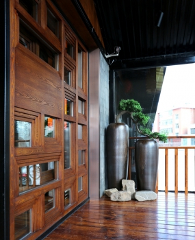 饭店装饰布局图,饭店空间设计效果图