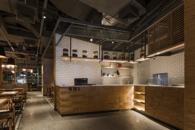 快餐店设计实景图,快餐店设计案例图