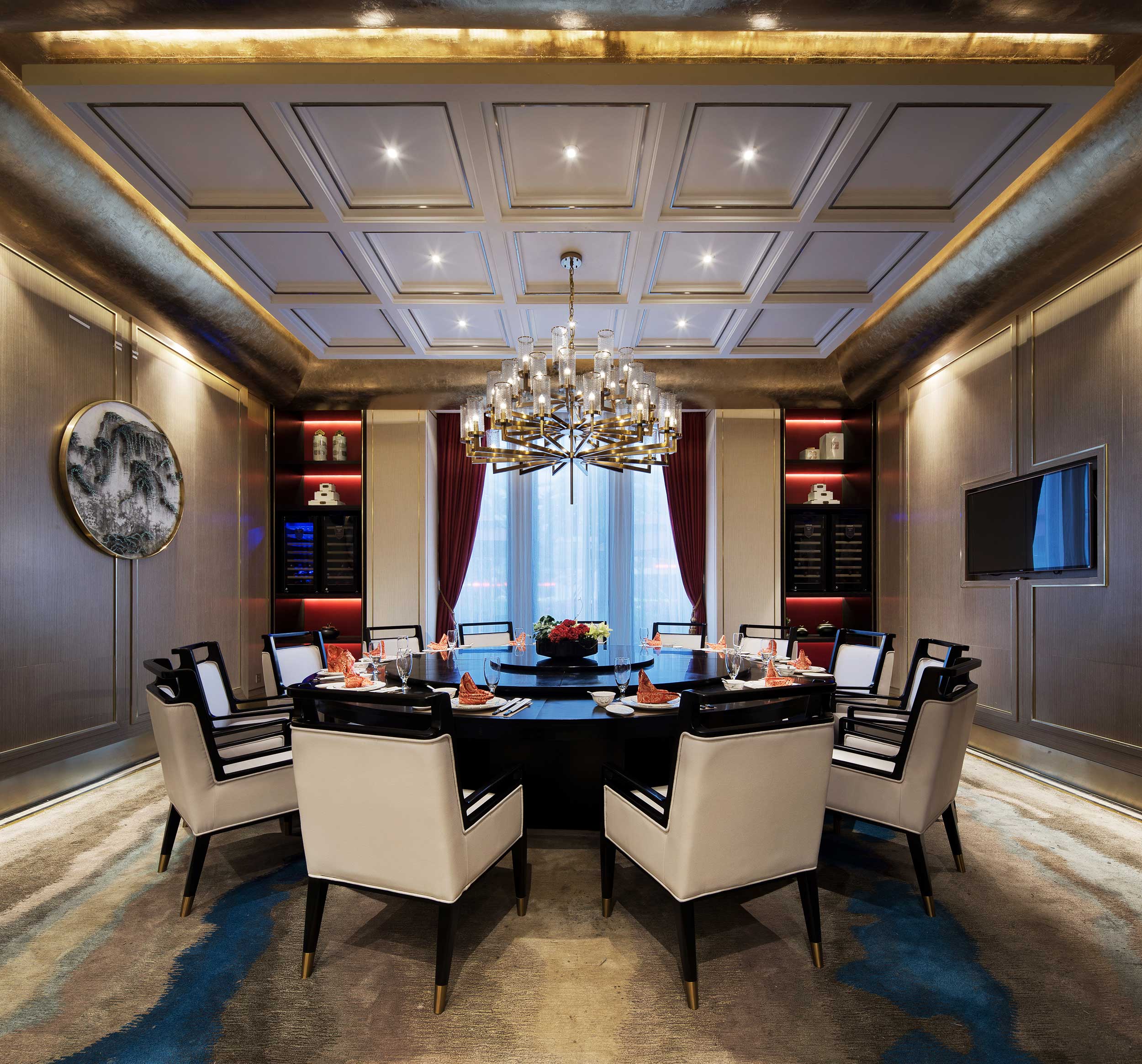 饭店设计案例图,饭店设计布局图