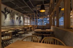 快餐店装修设计图片,快餐店装修设计实景图