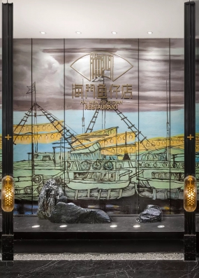 饭店装修设计实景图,饭店装修设计案例图