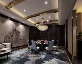 饭店装修设计案例图,饭店装修设计布局图