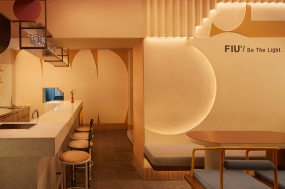 奶茶店装修设计案例图