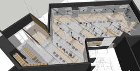 烤肉店装修设计布局图,烤肉店装修设计平面图