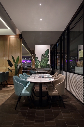 茶餐厅空间设计实景图,茶餐厅空间设计案例图