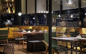 牛排餐厅装饰案例图,牛排餐厅装饰布局图