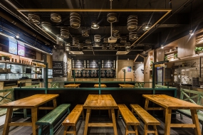 烧烤店设计实景图,烧烤店设计图片