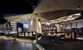 牛排餐厅装修设计实景图,牛排餐厅装修设计图片