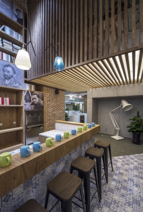 茶水间吊顶设计效果图,办公室茶水间吊顶设计效果图