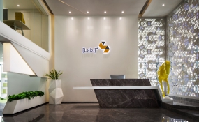 办公室前台装修设计效果图,前台装修设计效果图