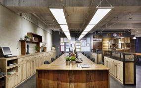 科技公司办公室区装修设计图