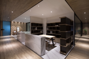 办公室前厅装修设计效果图,前厅装修设计效果图