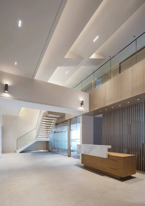 loft办公室前厅装修设计效果图,办公室前厅装修设计效果图