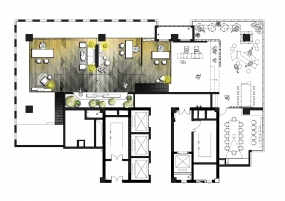 办公室装修设计平面图,办公室装修设计图片