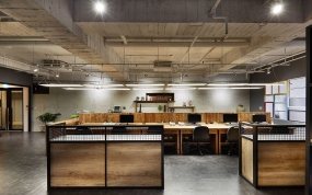 科技公司办公室设计效果图