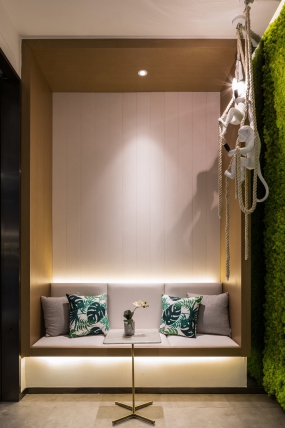 办公室前台接待区设计效果图,前台设计图