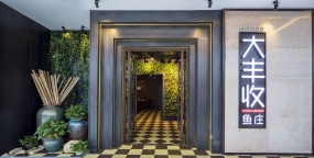 火锅店店面设计布局图,火锅店店面设计实景图