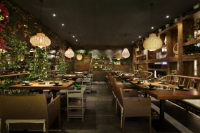  火锅店店面装修设计效果图,火锅店店面装修设计实景图