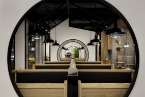 火锅店装修设计实景图,火锅店装修设计图片