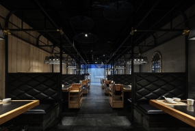 火锅店装修设计布局图