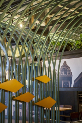 火锅店店面空间设计实景图,火锅店店面空间设计图片