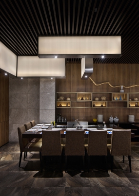 火锅店店面设计布局图,火锅店店面装饰效果图