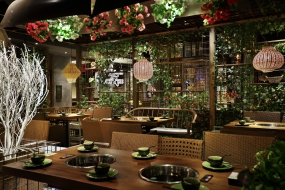 火锅店店面设计案例图,火锅店店面装饰效果图