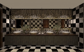 火锅店店面设计效果图,火锅店店面设计实景图