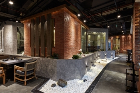  火锅店装饰图片,火锅店空间设计效果图