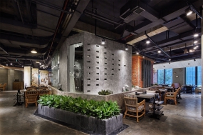 火锅店装饰设计实景图