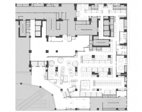 火锅店空间设计平面图,火锅店装饰设计平面图