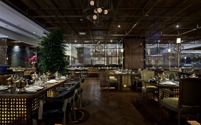 自助餐厅装饰图片,自助餐厅空间设计效果图