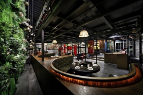 火锅店店面装饰实景图,火锅店店面装饰图片