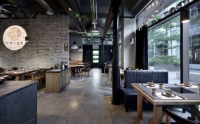 火锅店店面装饰图片,火锅店店面空间设计效果图