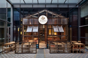 快餐店设计效果图,快餐店设计布局图