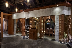  火锅店设计实景图,火锅店设计图片