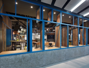 简约快餐店装修设计效果图,简约快餐店装修设计案例