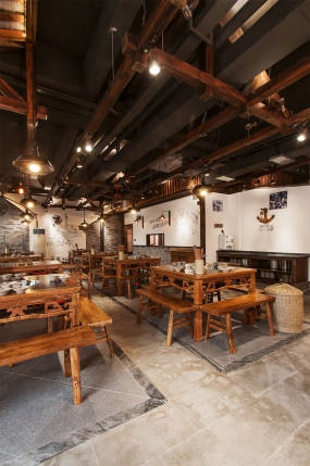 火锅店店面空间设计图片,火锅店店面装饰设计效果图