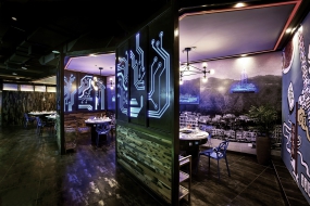 重庆火锅店空间设计实景图,重庆火锅店装饰设计图片