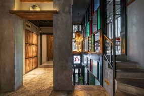 烧烤店空间设计布局图,烧烤店空间设计实景图