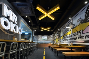 快餐店装饰布局图,快餐店装饰图片