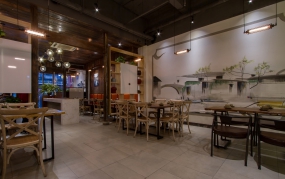 简约快餐店装修设计案例,简约快餐店装修设计图片