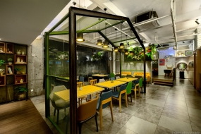 快餐店设计实景图,快餐店设计图片