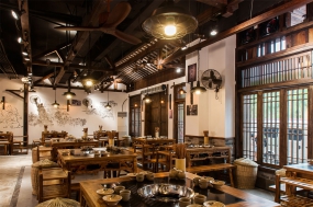 火锅店装饰设计图片,火锅店店面设计效果图