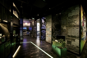 重庆火锅店空间设计效果图, 重庆火锅店空间设计布局图