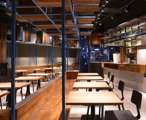 简约快餐店装饰案例,简约快餐店装饰图片