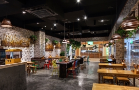  面馆装修设计案例,面馆装修设计图片