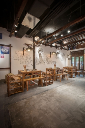 火锅店装饰设计布局图